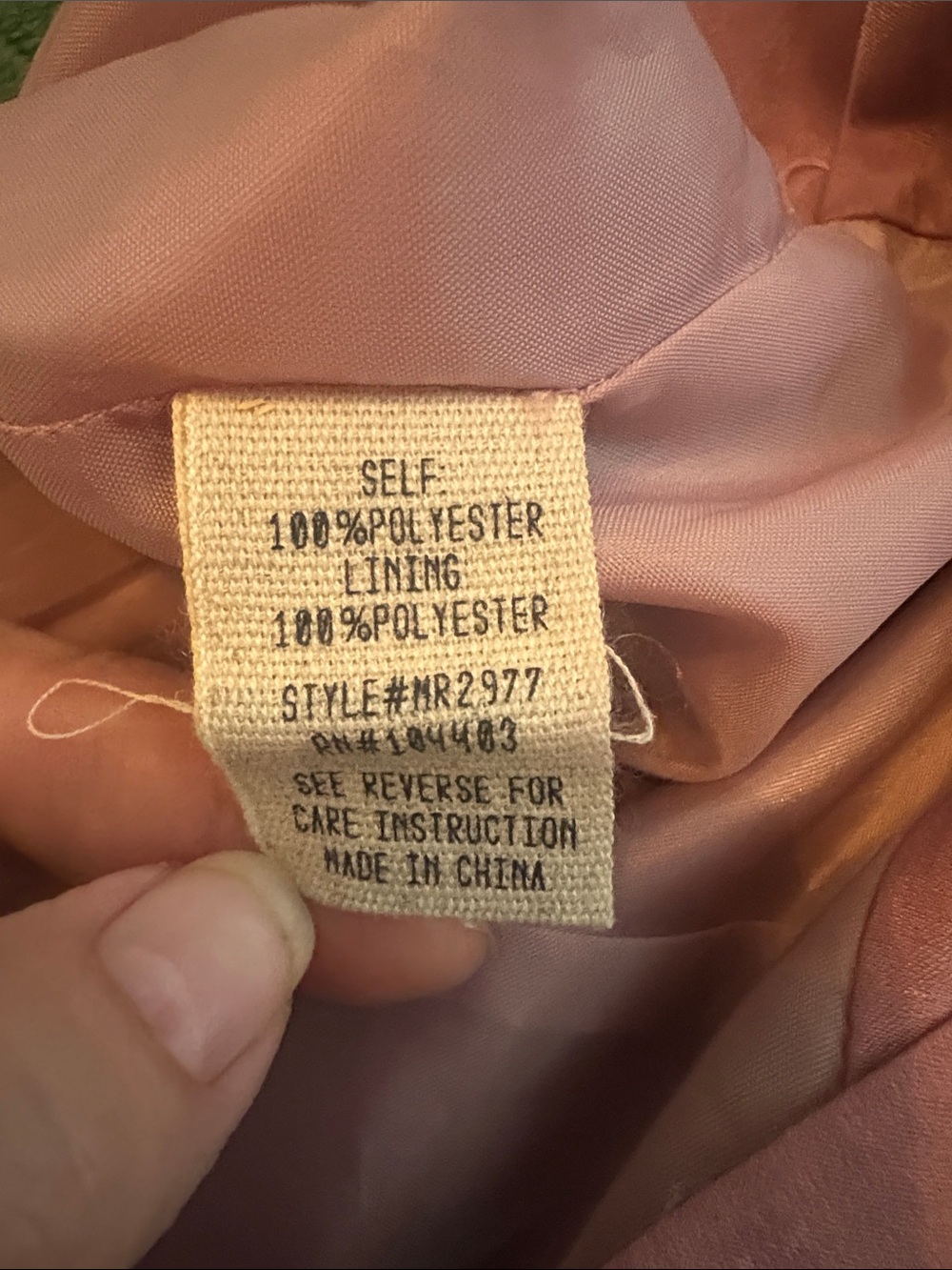 Moon River Satiny Wrap Style Mini Skort Accent Buttons Dusty Rose Pink Large - Picture 7 of 9